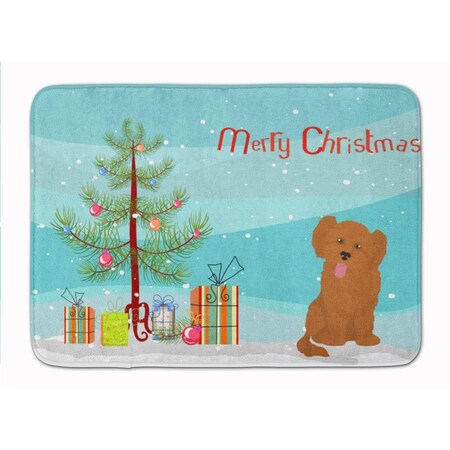 Carolines Treasures Shih Poo No.3 Christmas Tree Machine Washable Memory Foam Mat CK3891RUG